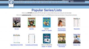 Screen Grab of Popular Series and Lists