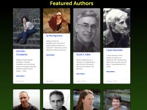 featured author screen grab