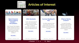 Articles of Interest screen grab