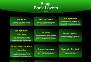 Blogs book lovers screen grab